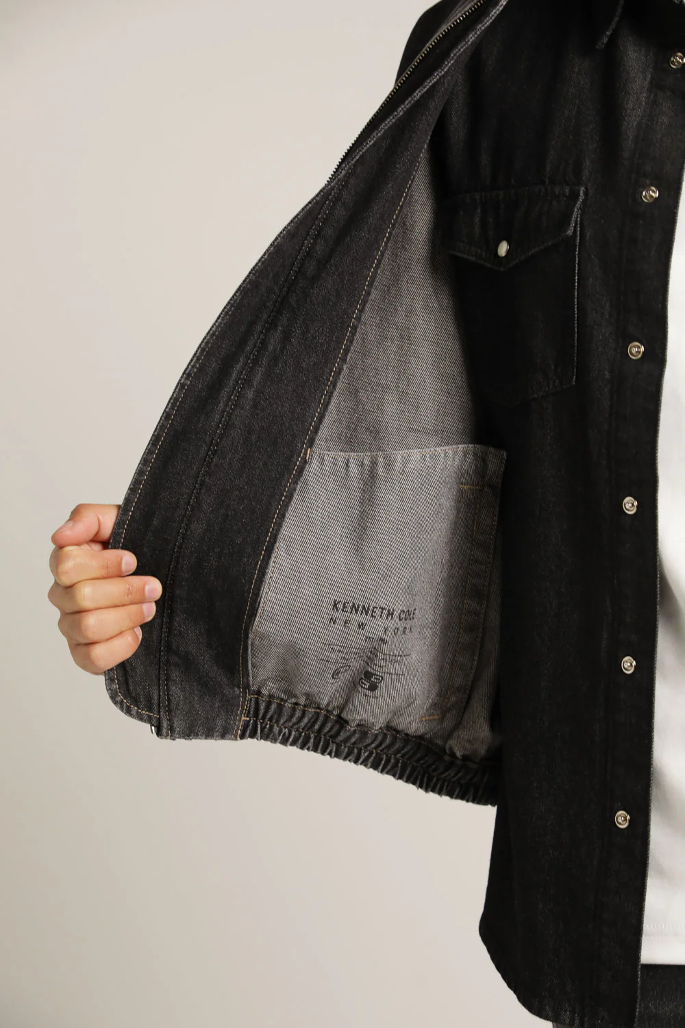 Bomber Denim Jacket - Image 5