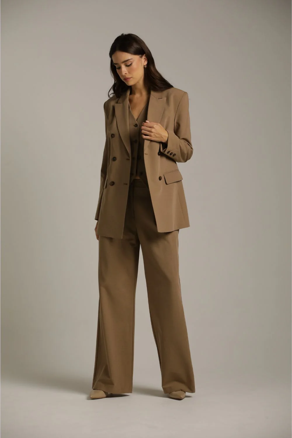 Wide Leg Tailored Pants - Image 6