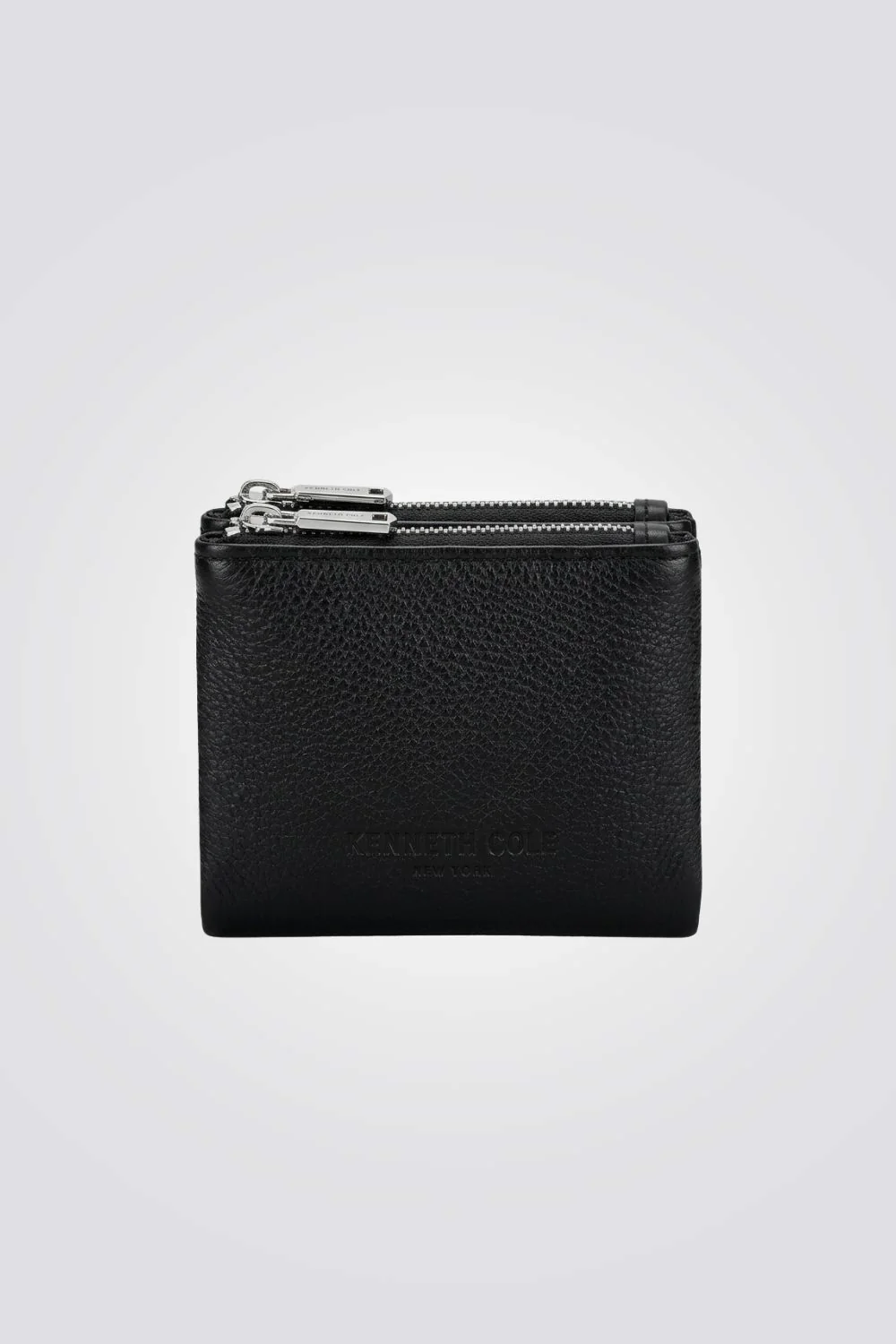 Compact Leather Zip Wallet - Image 3
