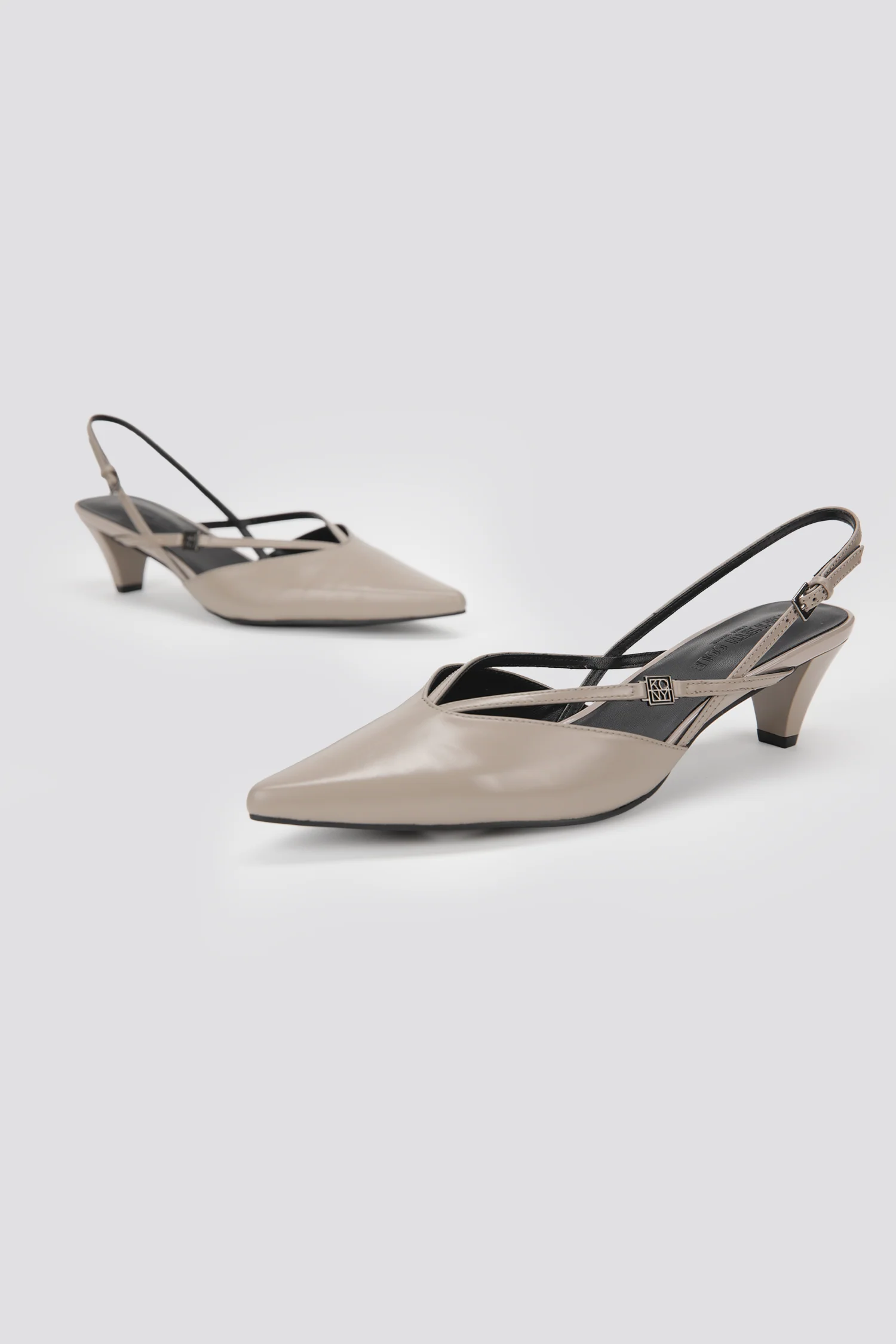 Leather Slingback Heels - Image 10