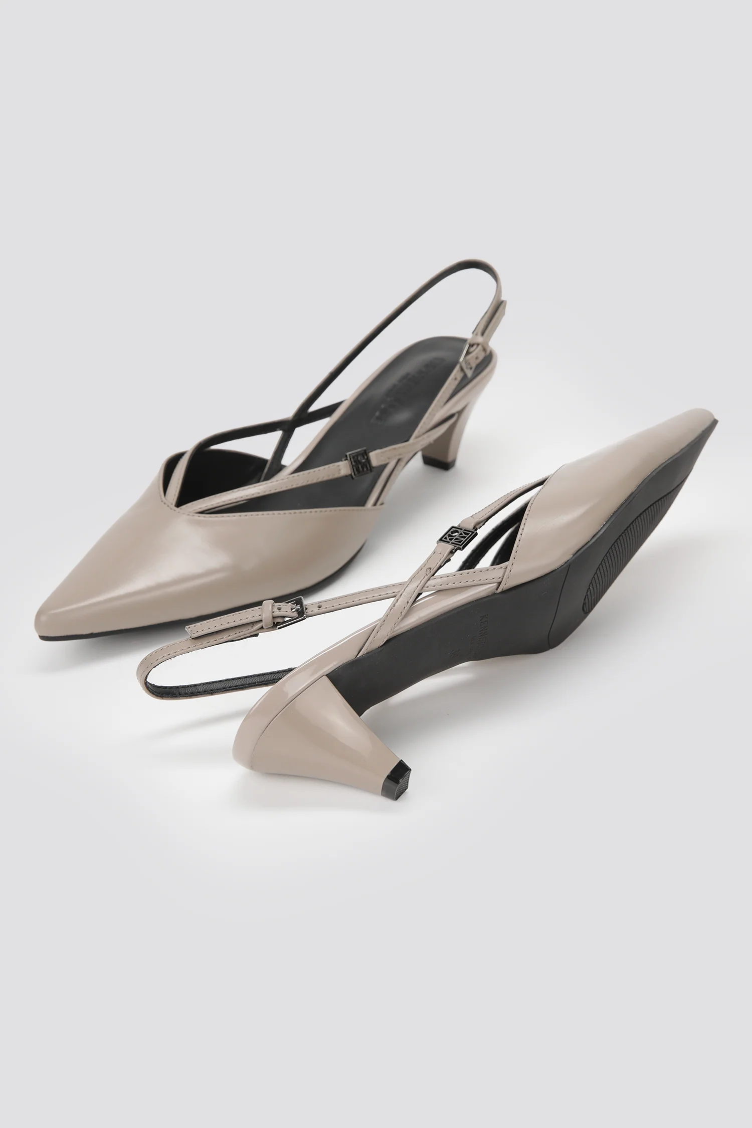Leather Slingback Heels - Image 13