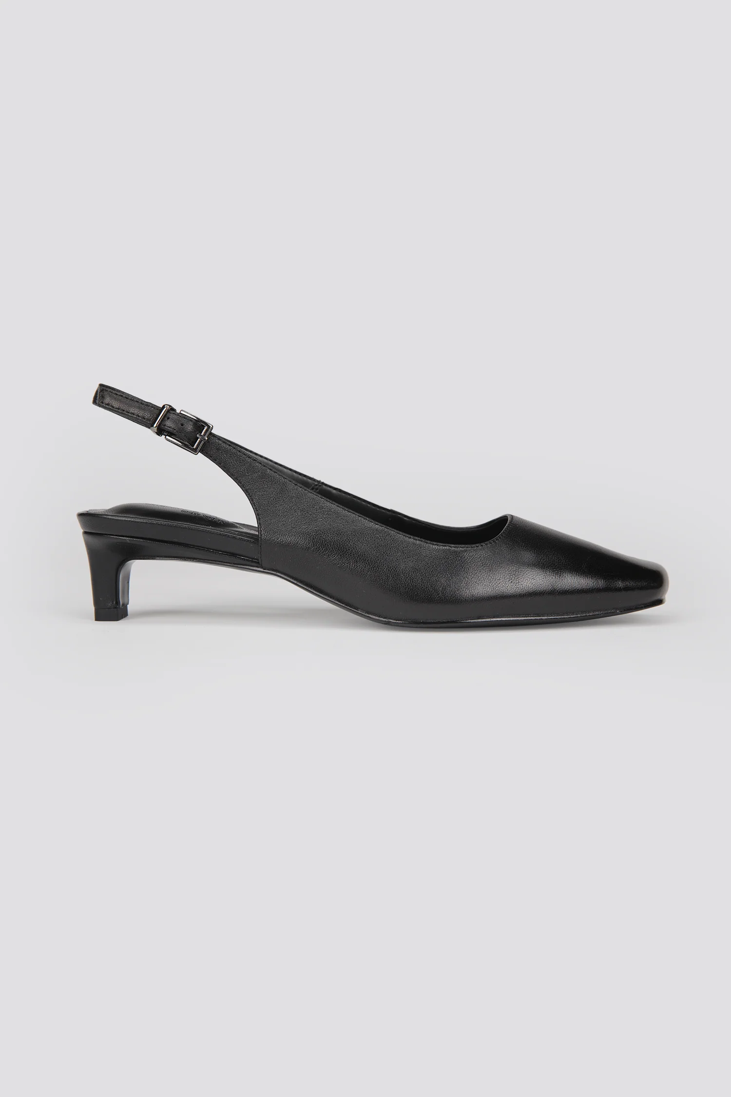 Leather Slingback Heels