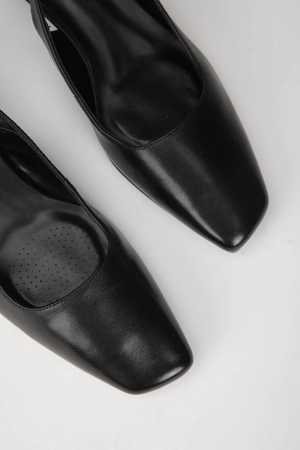 Leather Slingback Heels - Image 3