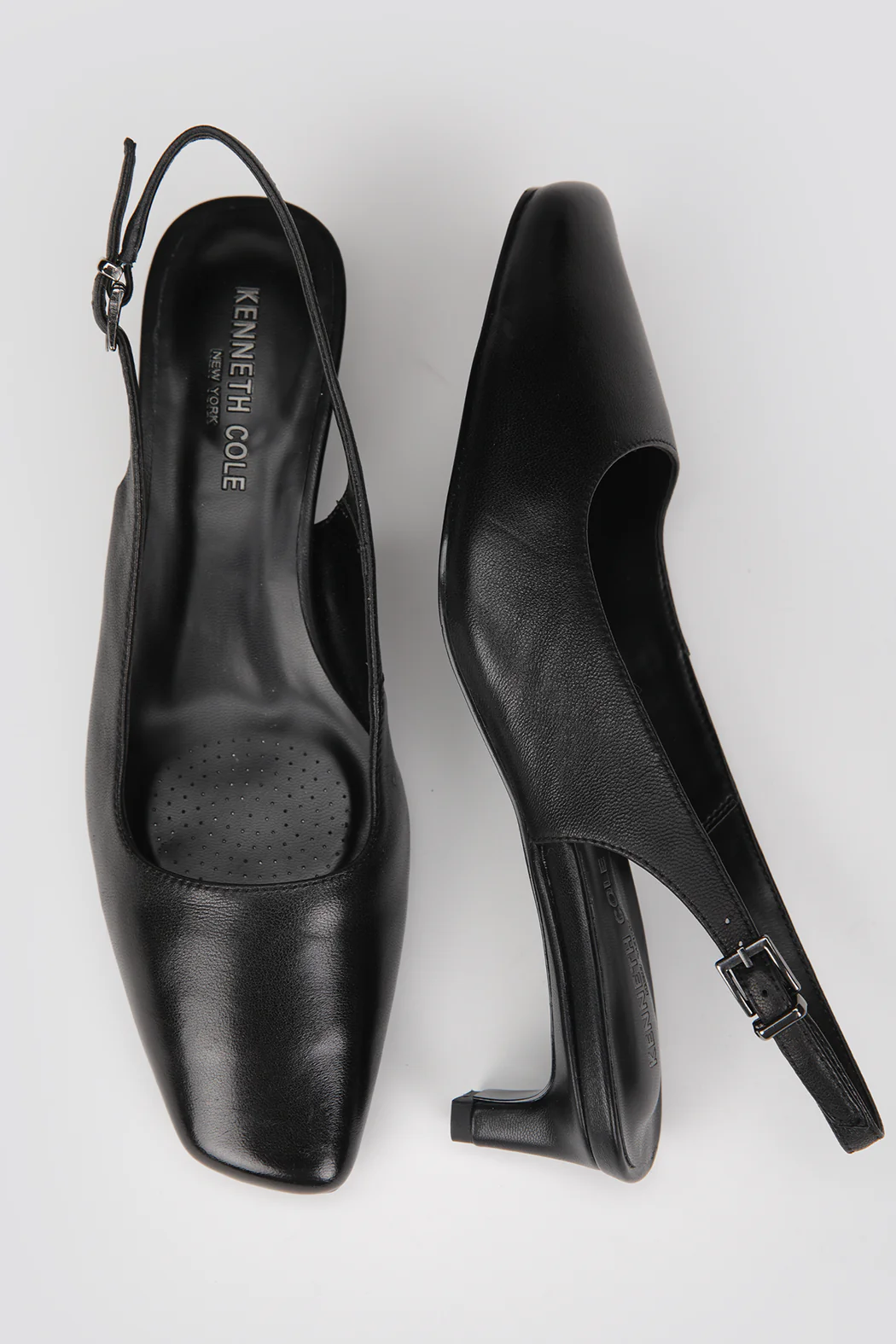 Leather Slingback Heels - Image 5