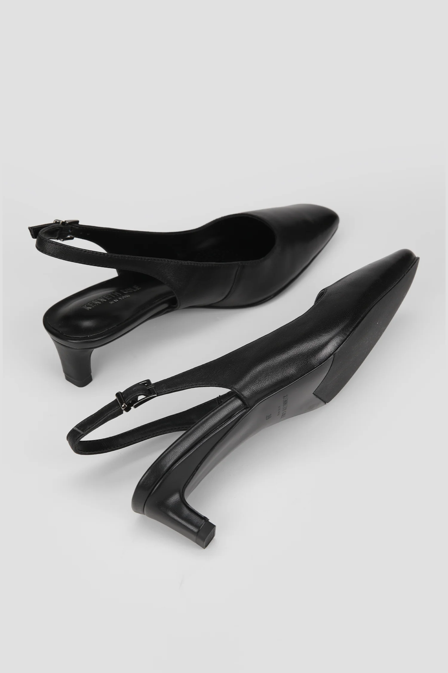 Leather Slingback Heels - Image 6