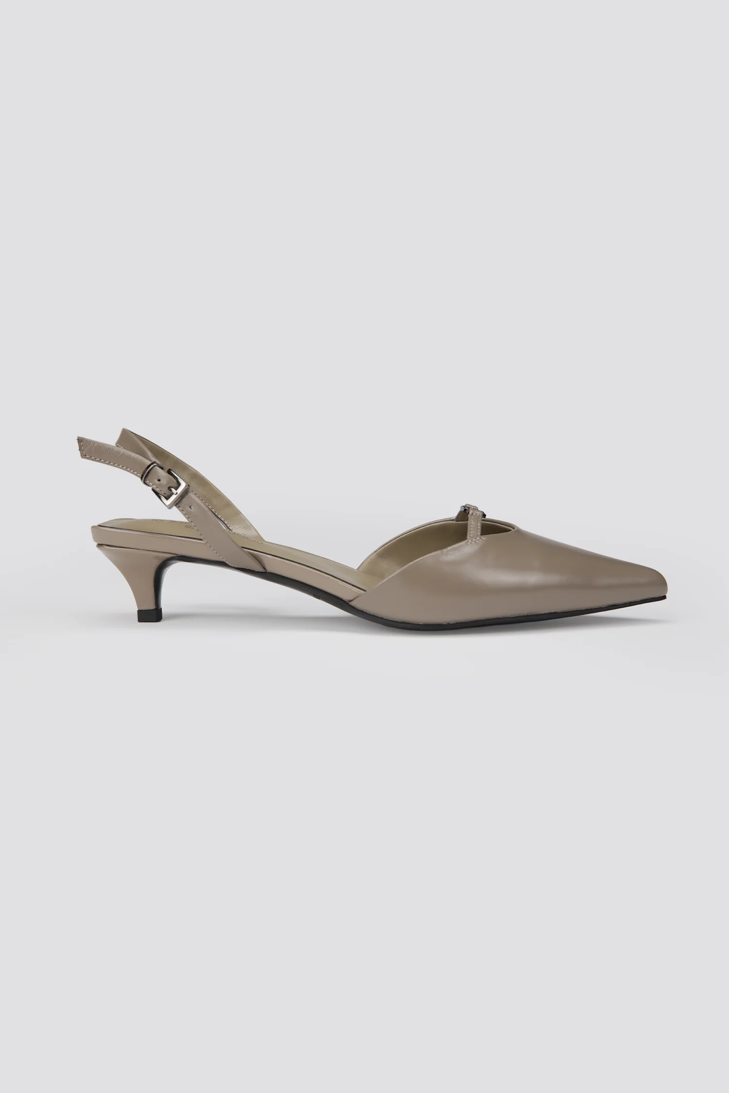 Leather Slingback Heels