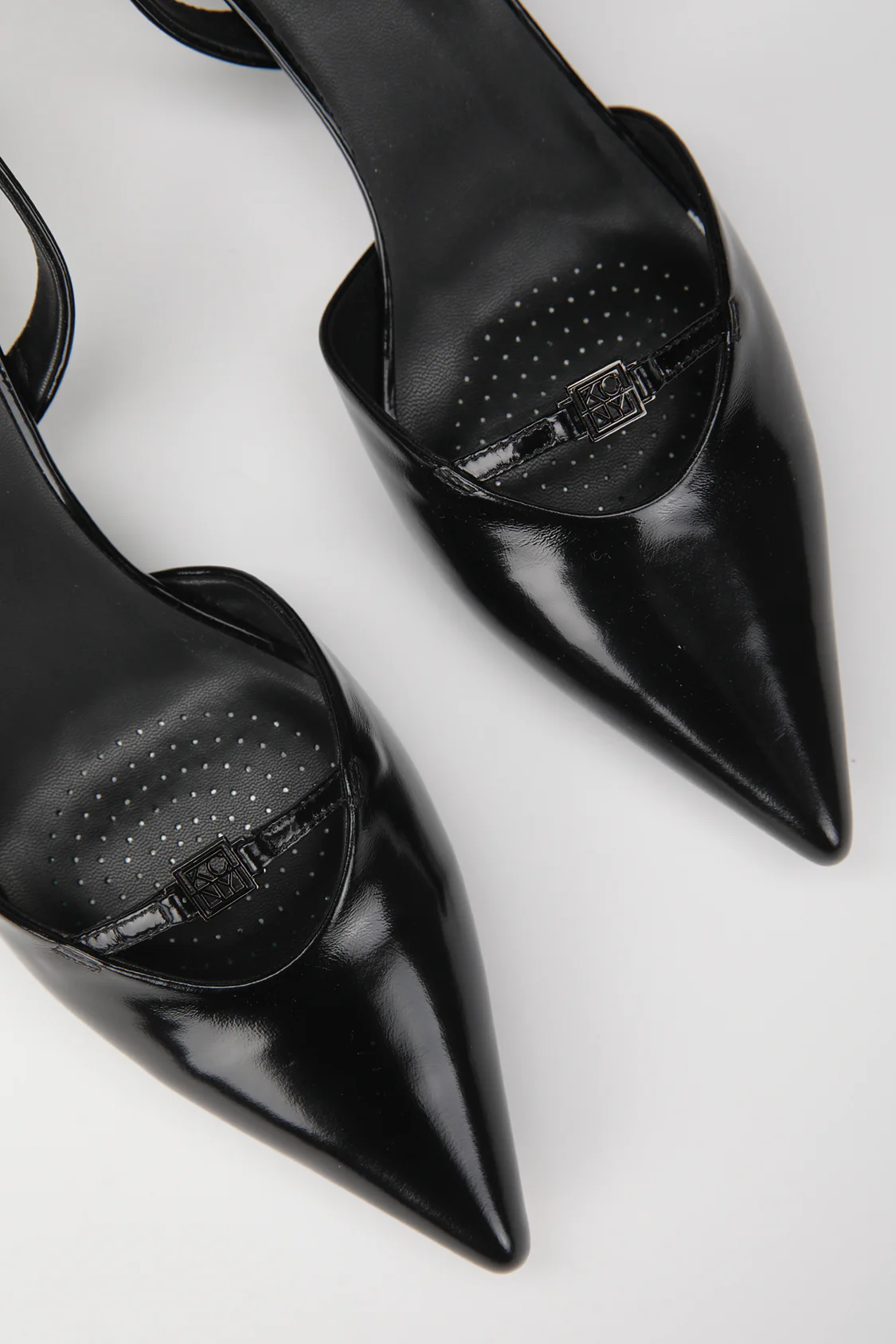 Leather Slingback Heels - Image 10