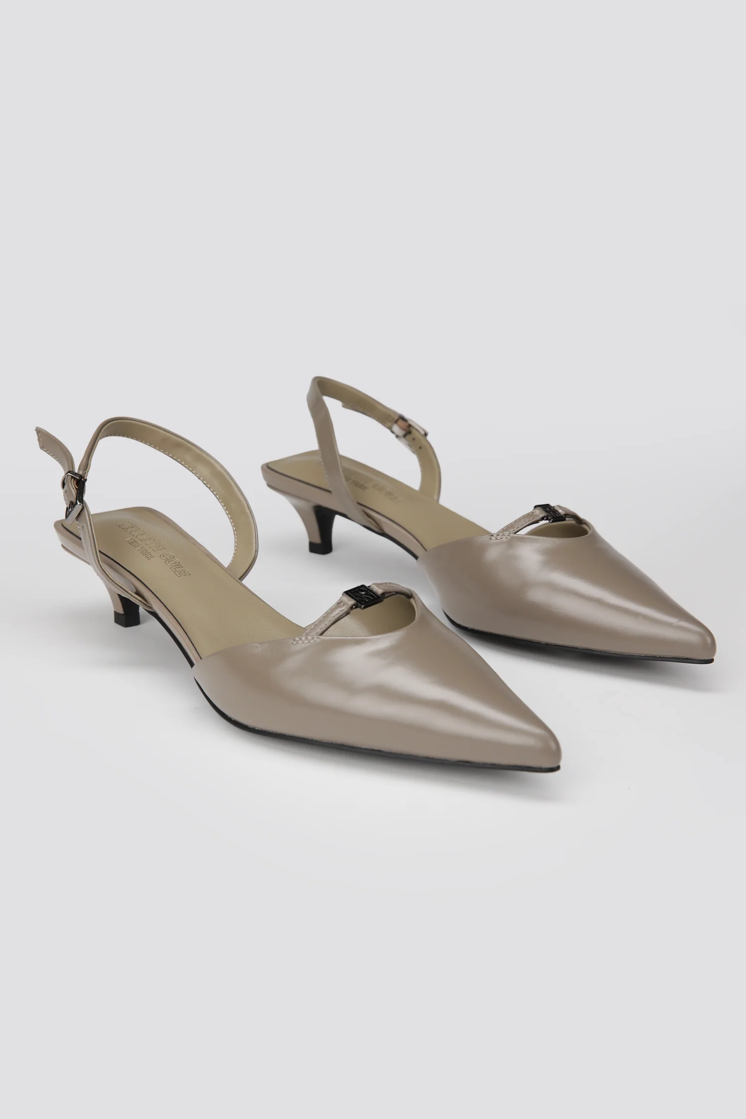 Leather Slingback Heels - Image 2