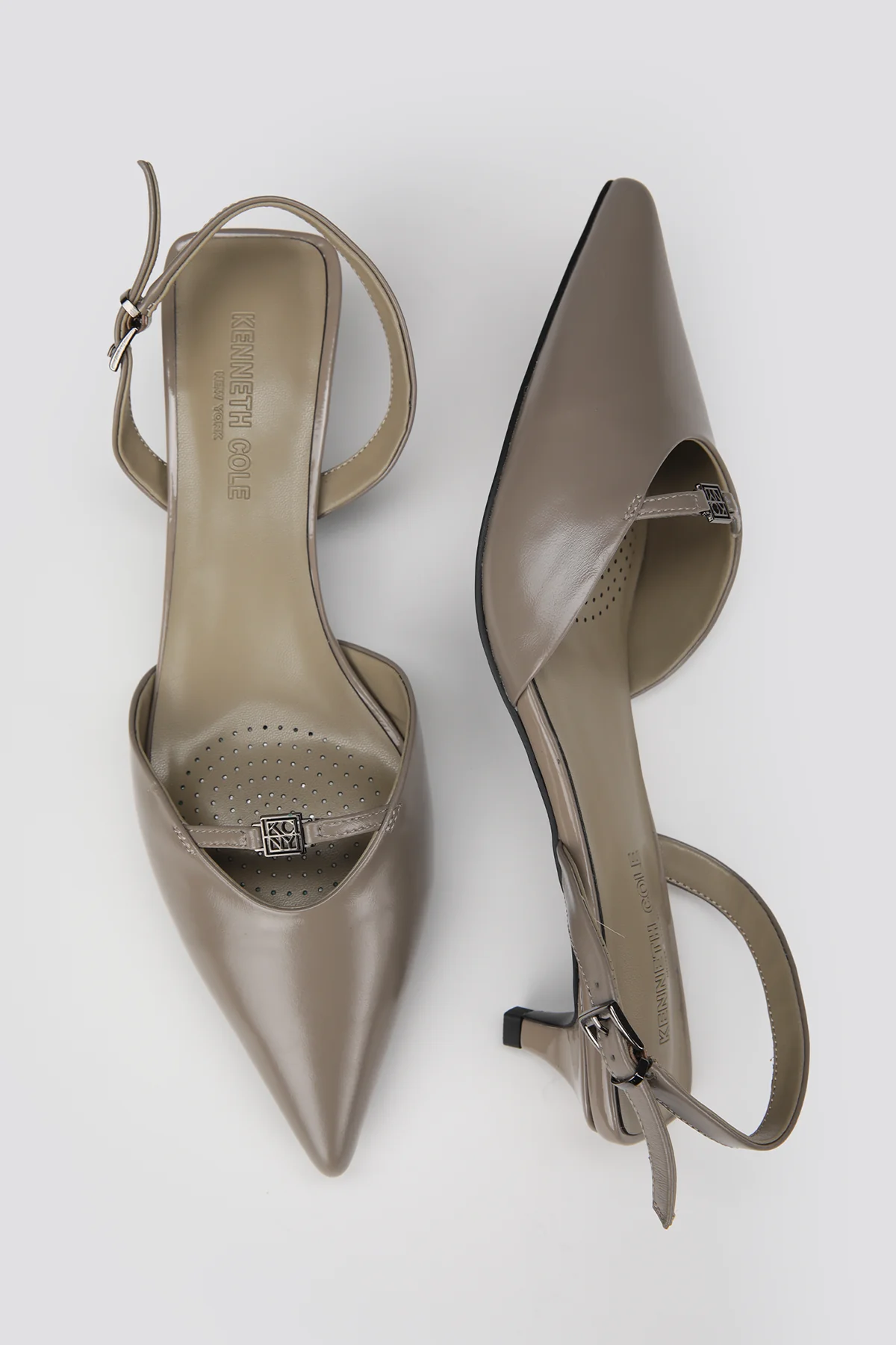 Leather Slingback Heels - Image 5