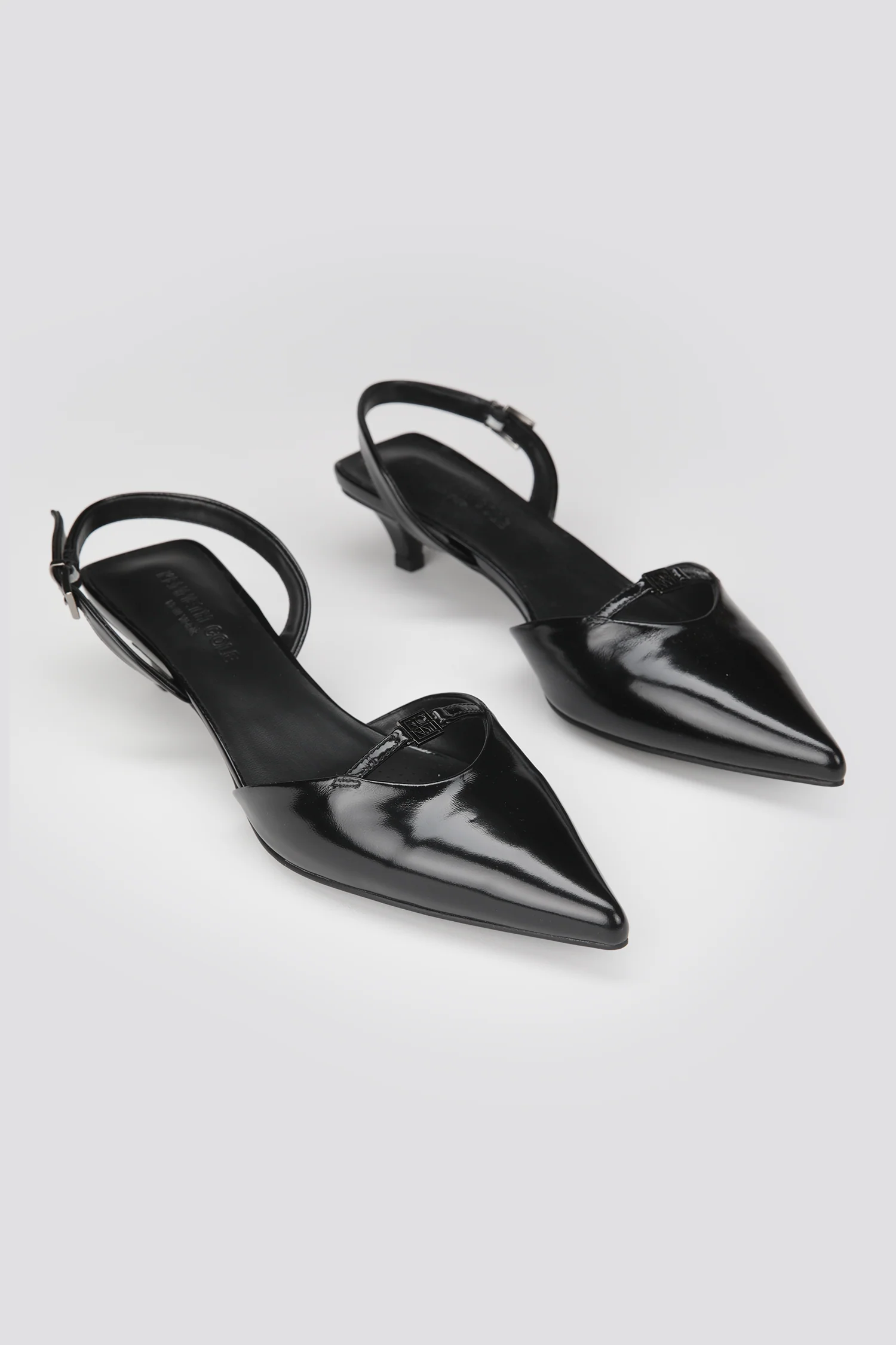 Leather Slingback Heels - Image 8