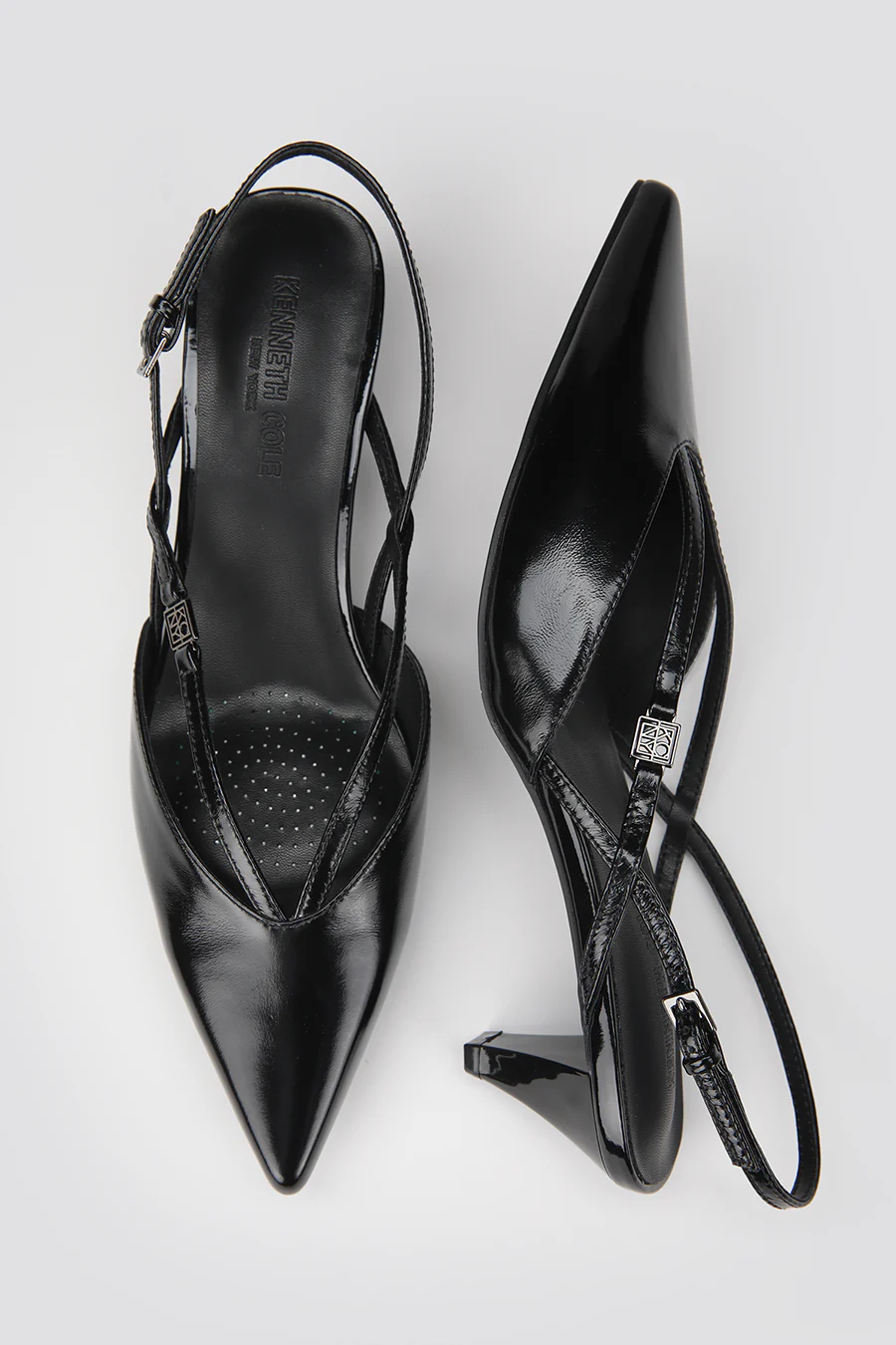 Leather Slingback Heels - Image 5