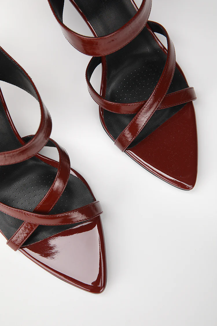 Leather Slingback Sandals - Image 8