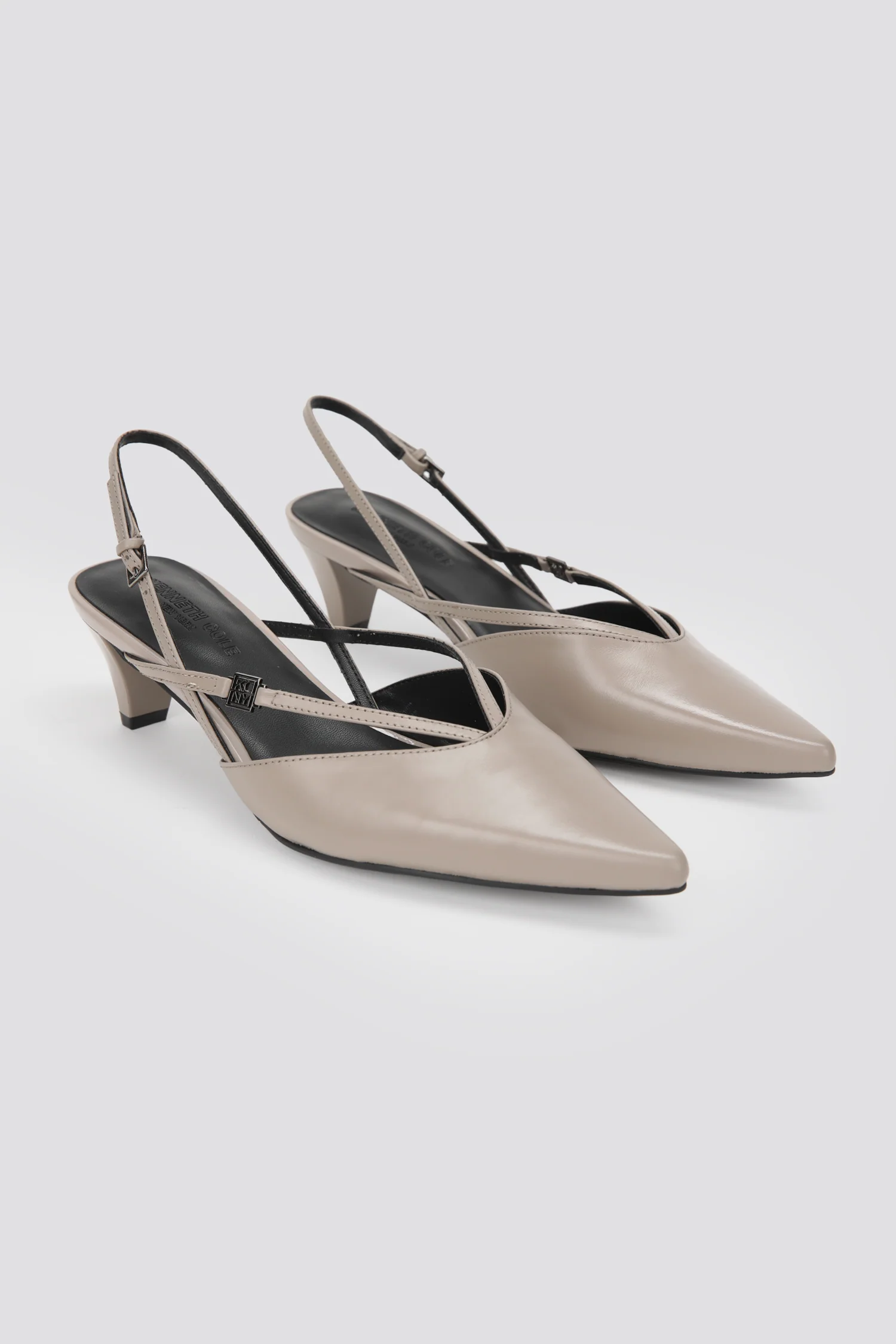 Leather Slingback Heels - Image 8