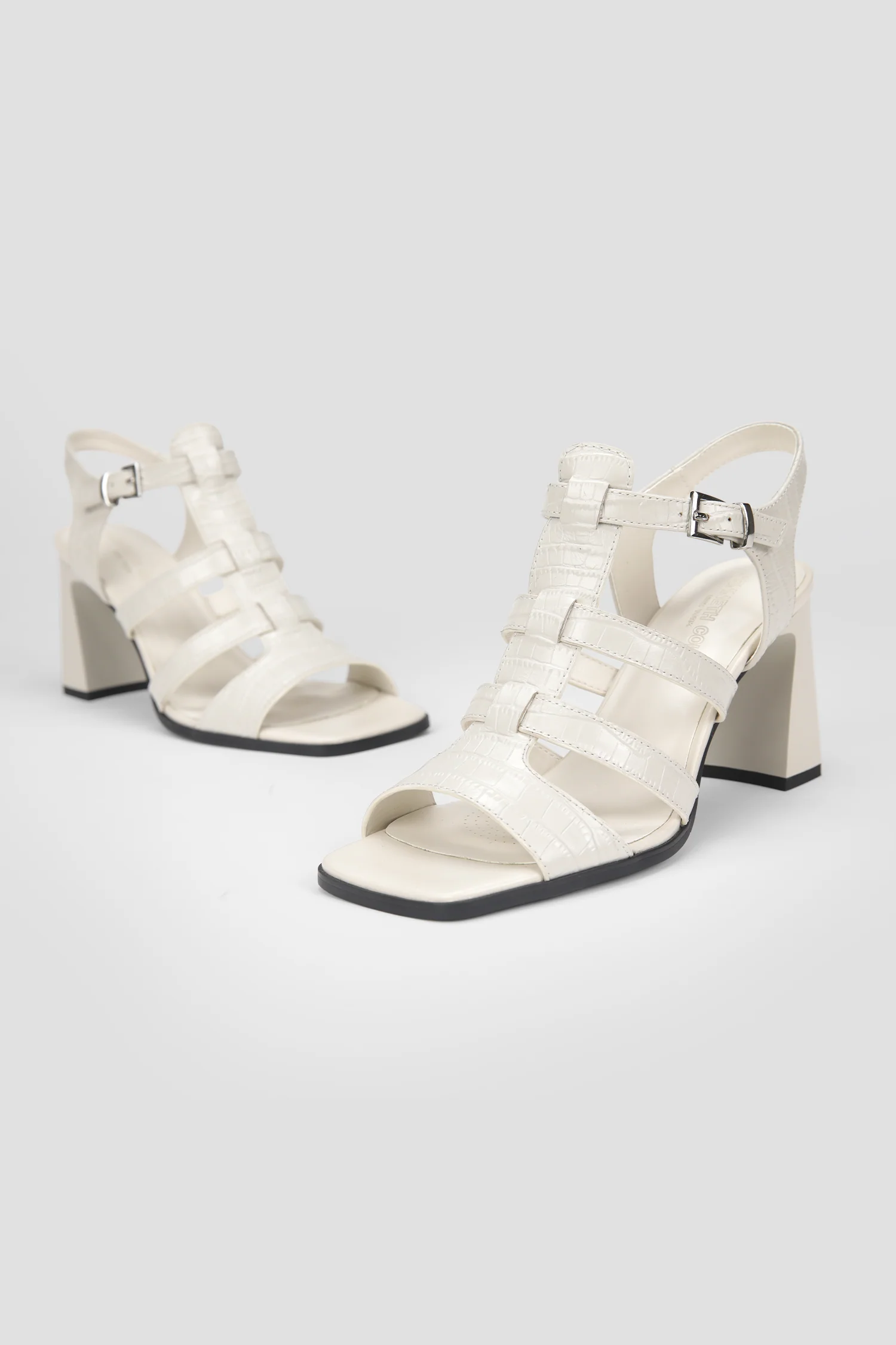 Leather Heeled Sandals - Image 2