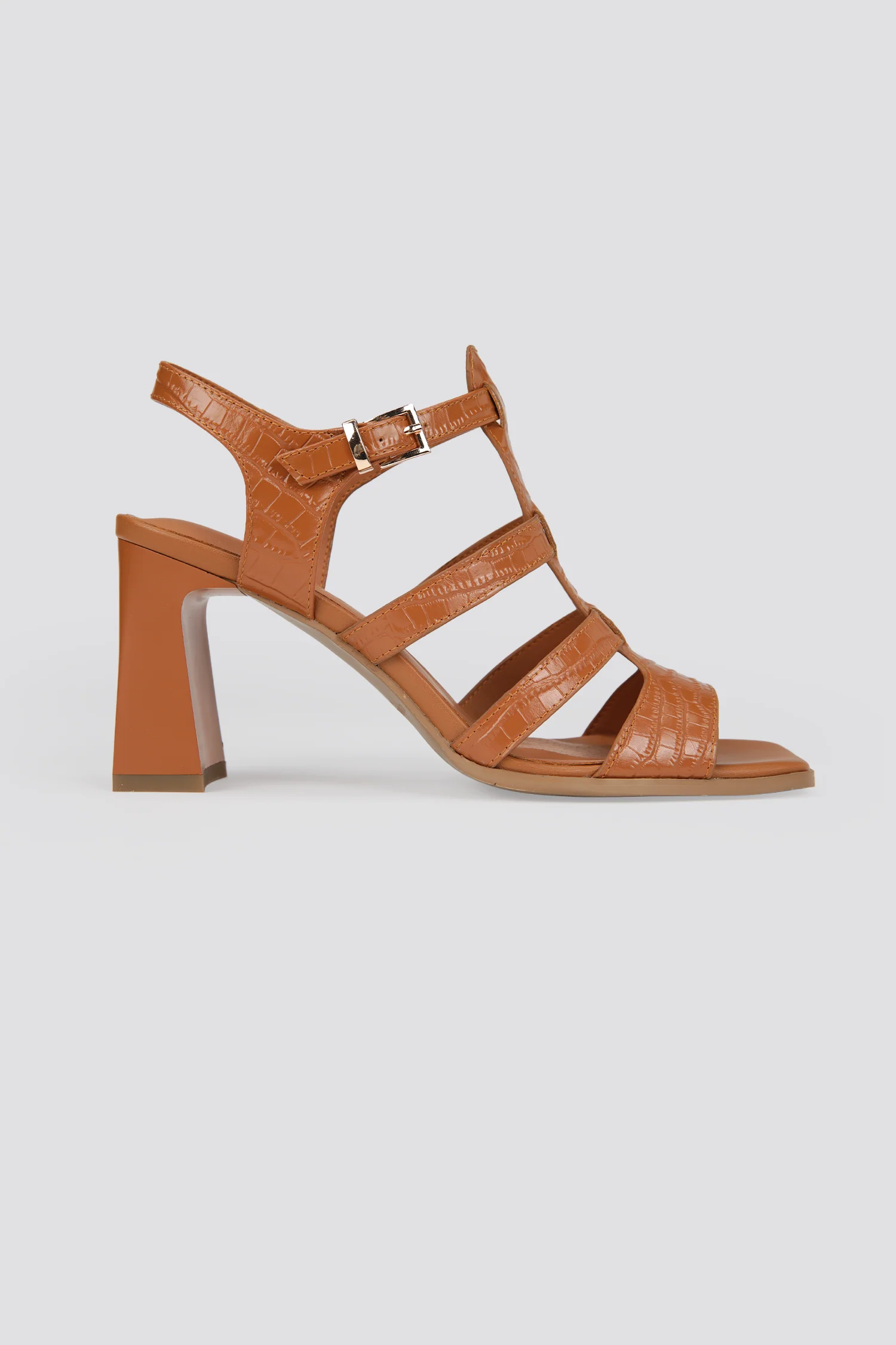 Leather Heeled Sandals - Image 7