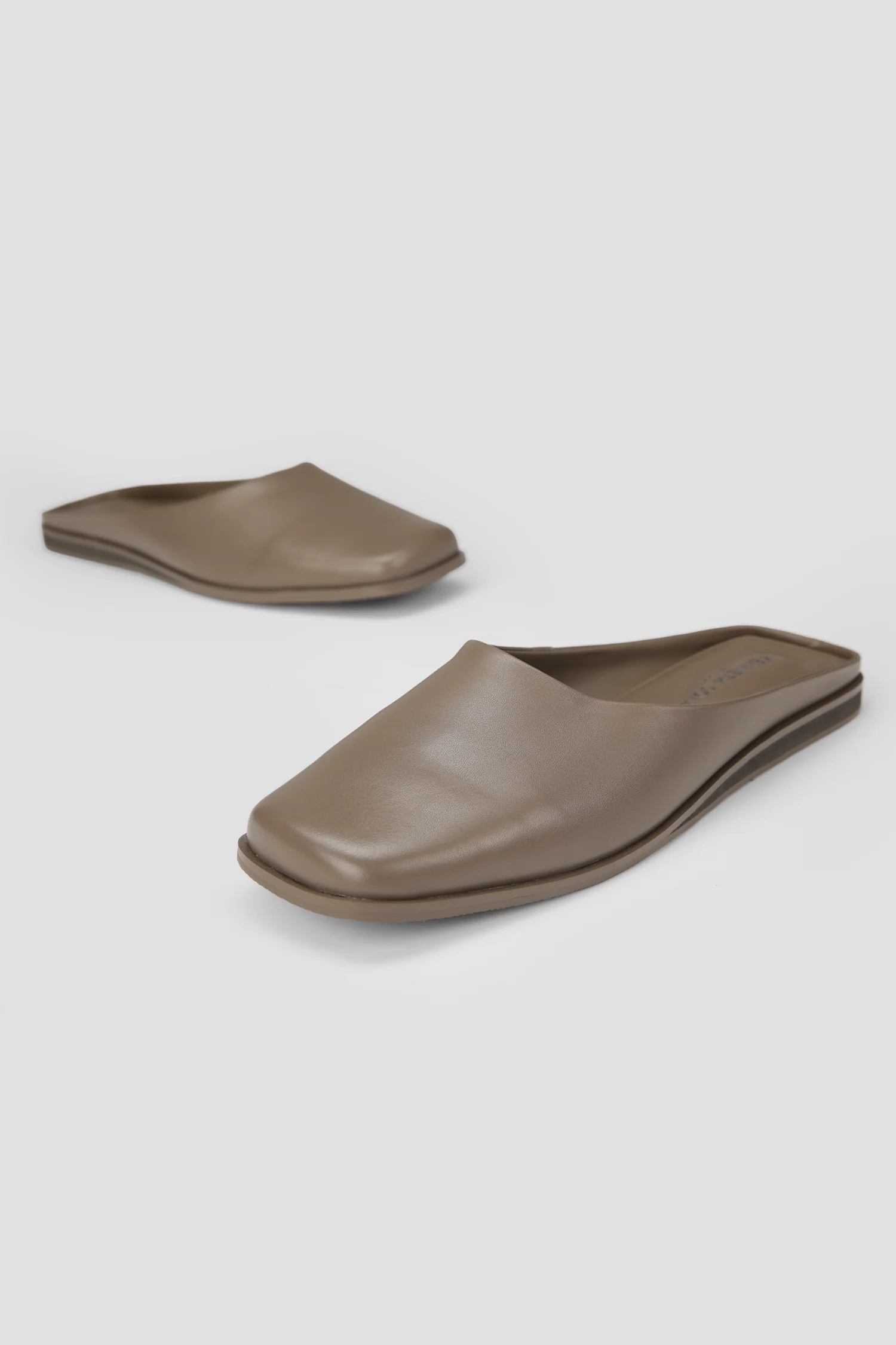 Leather Mule Flats - Image 3