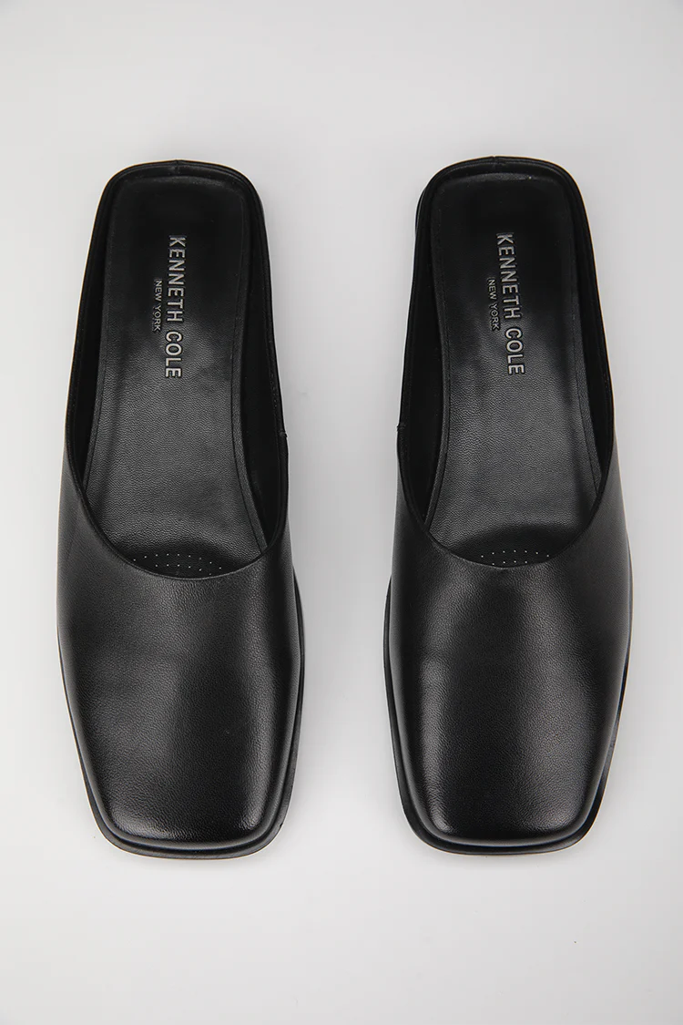 Leather Mule Flats - Image 8