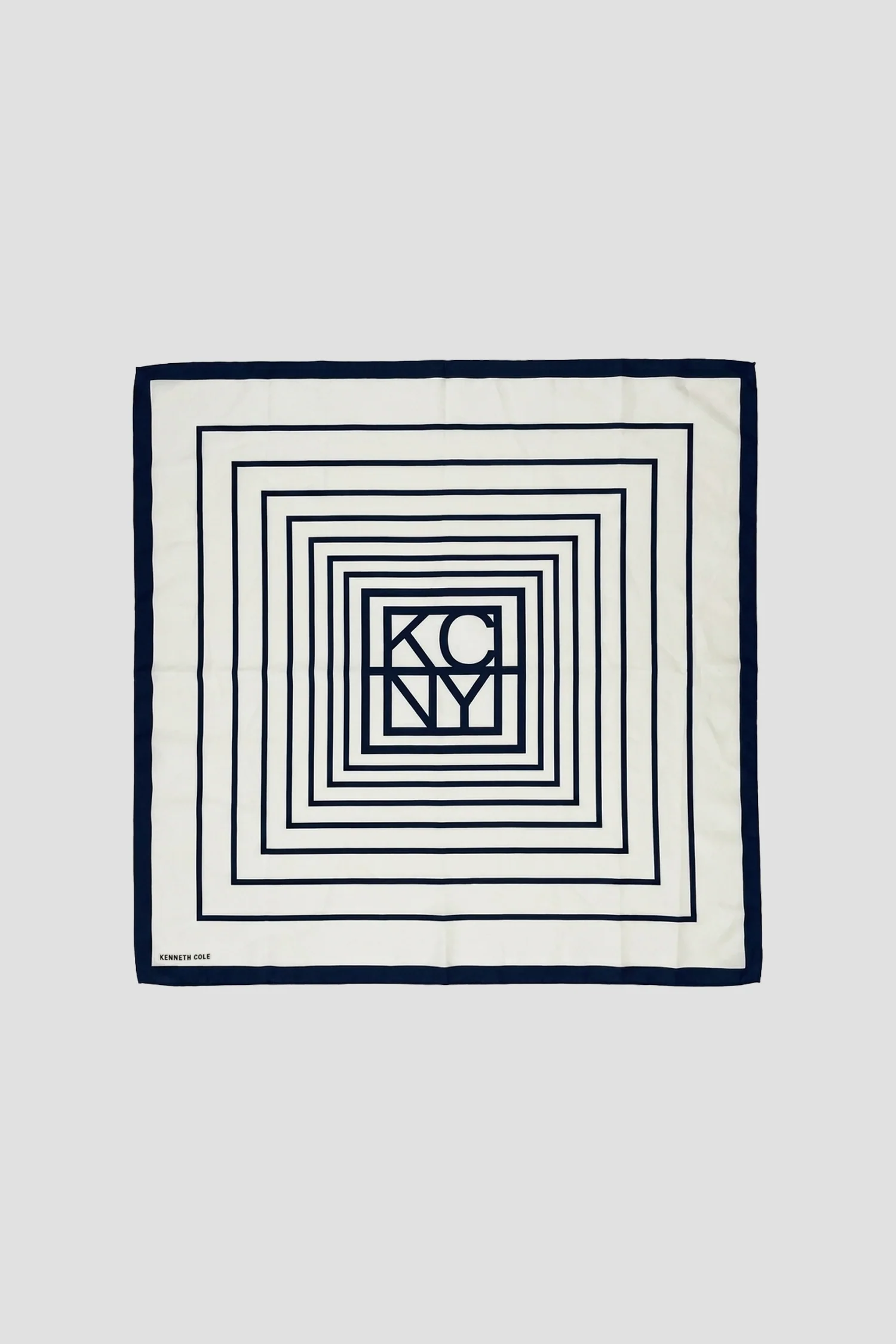 Geometric Logo Print Scarf - Image 4