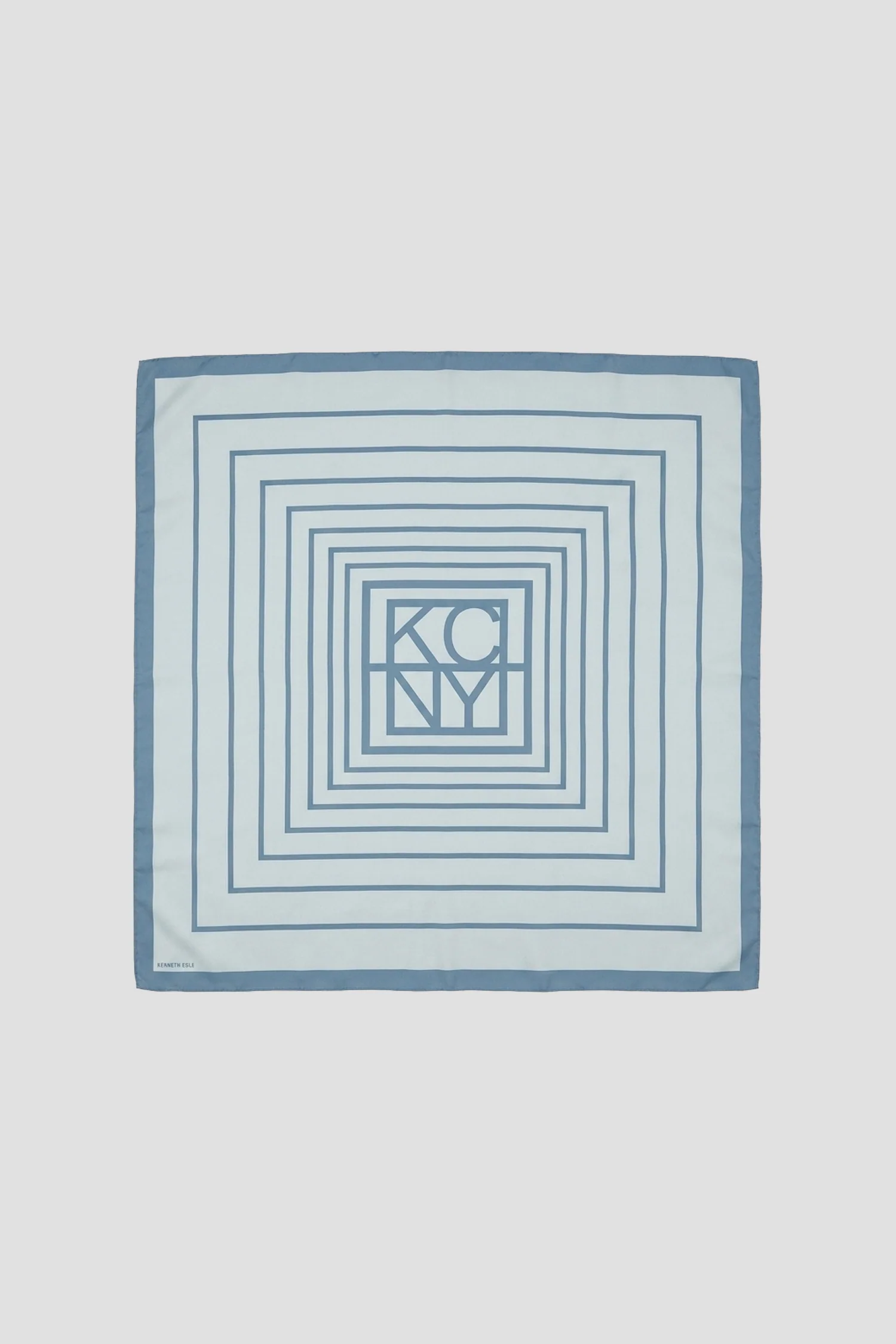 Geometric Logo Print Scarf - Image 9