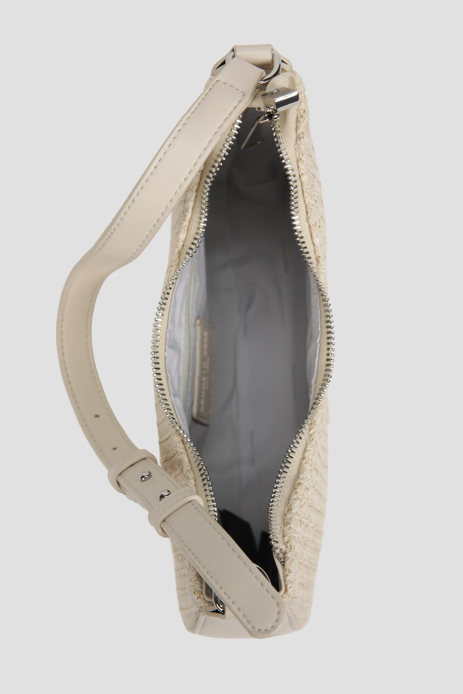 Woven Half Moon Shoulder Bag - Image 2