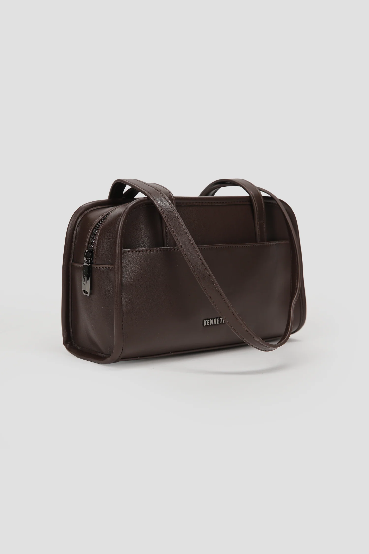 Faux Leather Shoulder Bag - Image 3