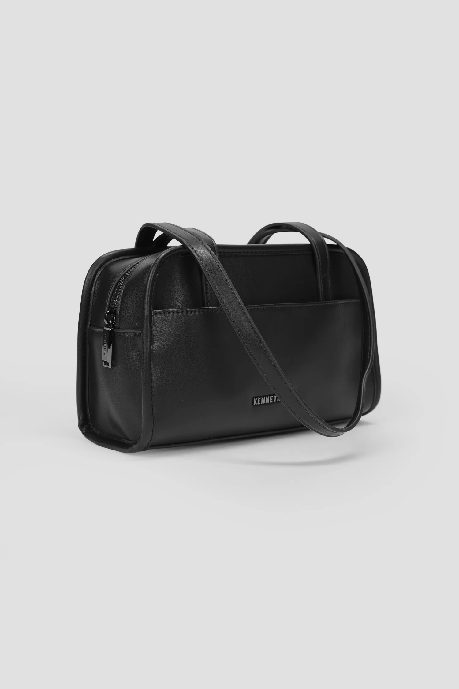 Faux Leather Shoulder Bag - Image 7