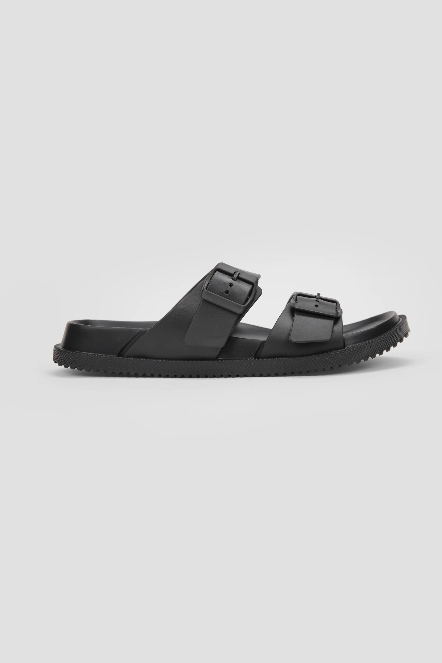Buckle Strap Slide Sandals