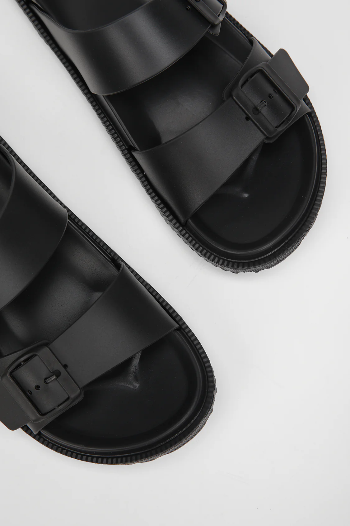 Buckle Strap Slide Sandals - Image 5
