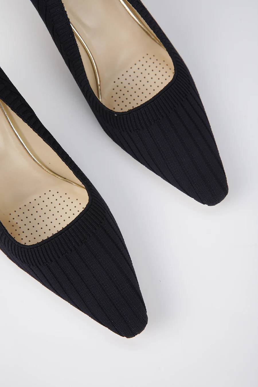 Pointed Toe Knitted Heels - Image 9