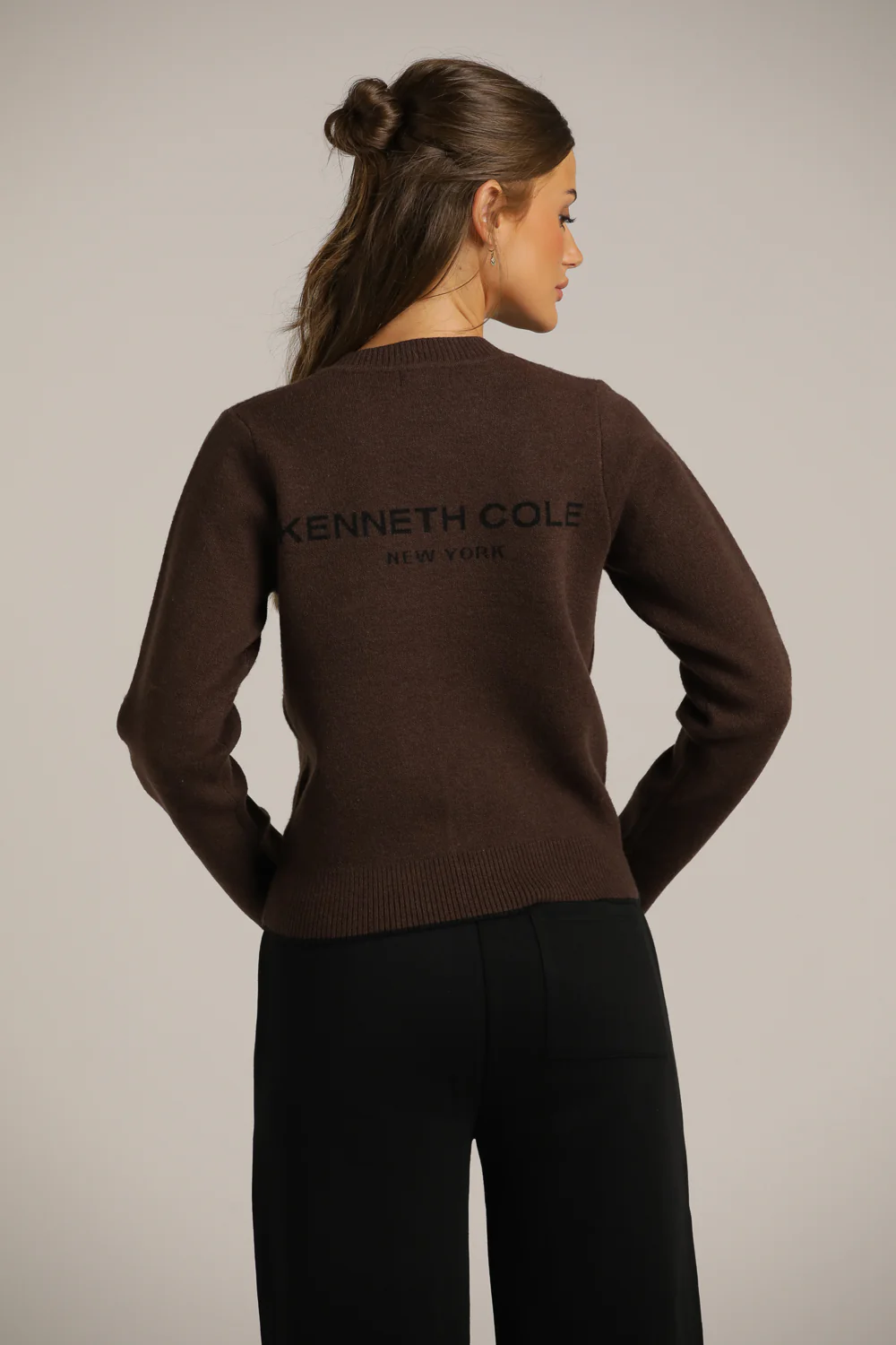 Wool-Textured Knitted Cardigan - Image 6